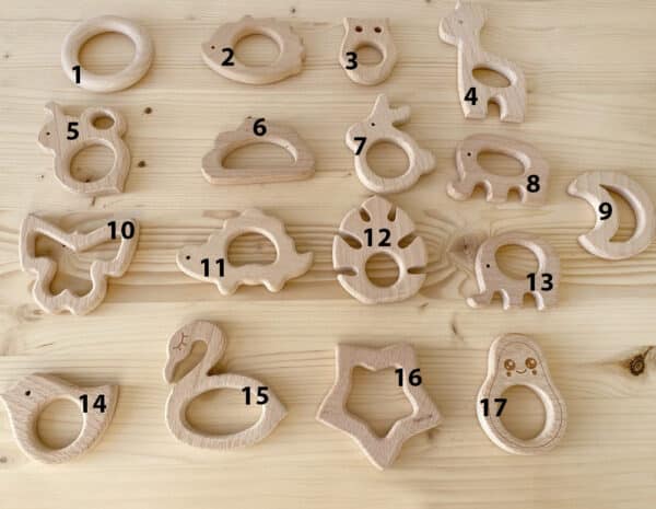Mordedor con figura de madera - Imagen 7