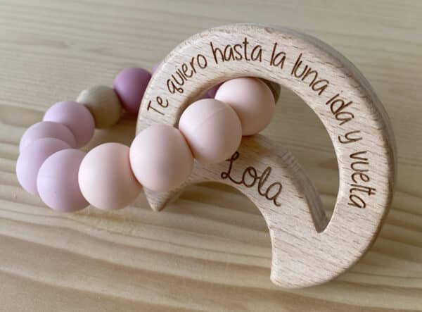 Mordedor luna  "Te quiero hasta la luna ida y vuelta"