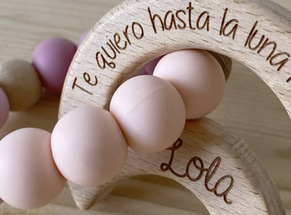 Mordedor luna  "Te quiero hasta la luna ida y vuelta" - Imagen 2