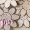 Placas cumple mes flor - Imagen 2