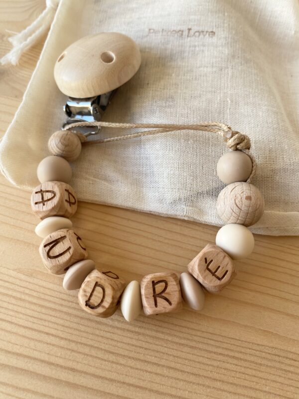 Chupetero letras madera