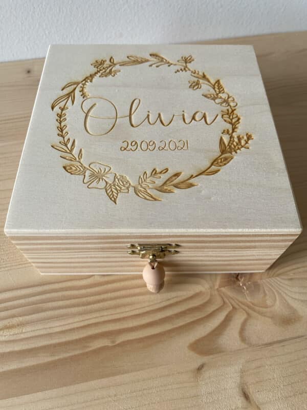 Caja de madera con tapa - Imagen 3