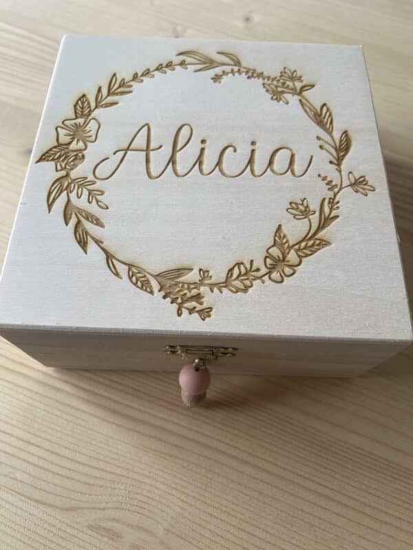 Caja de madera con tapa - Imagen 2