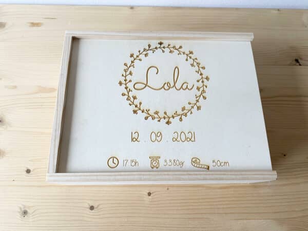 Caja madera tapa corredera - Imagen 3
