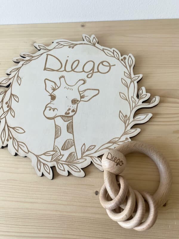 Placa jirafa