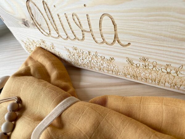 Caja madera flores - Imagen 2