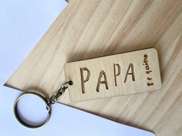 Llavero personalizado madera - Imagen 4