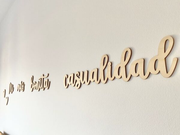 Frase. Mi más bonita casualidad.
