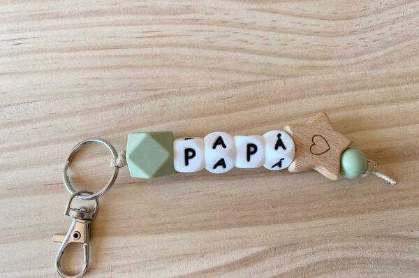 Llavero silicona Papi/papá