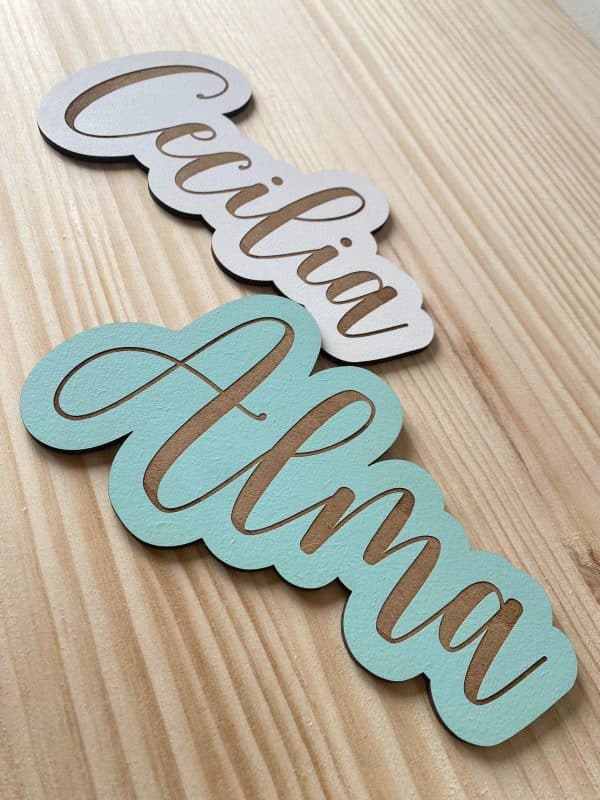 Nombres madera color - Imagen 6