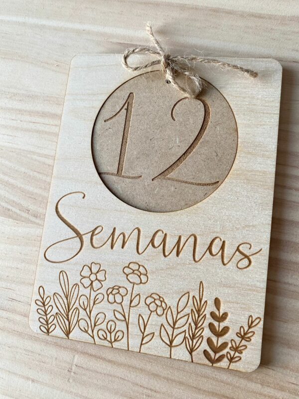 Placas embarazo y cumple mes - Imagen 6
