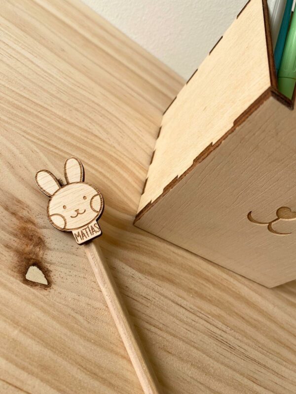 Porta lápices animales madera - Imagen 8