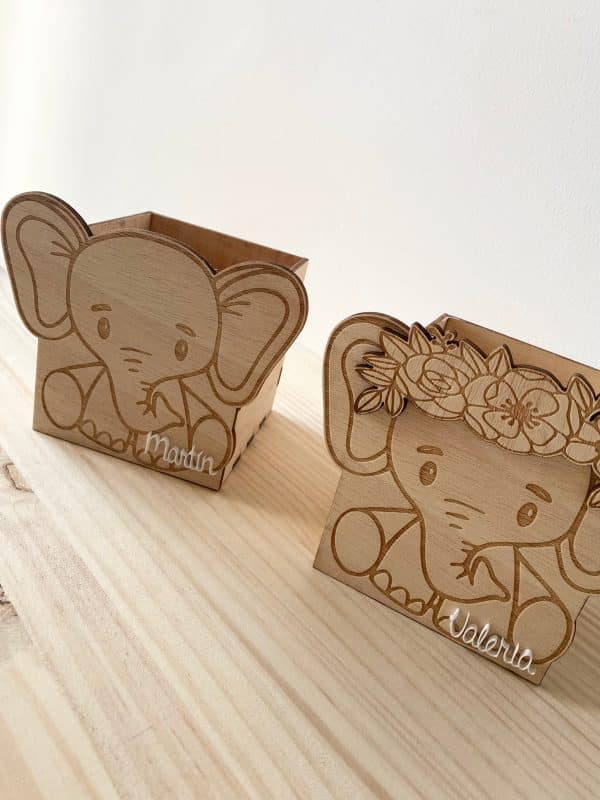 Porta lápices animales madera - Imagen 12