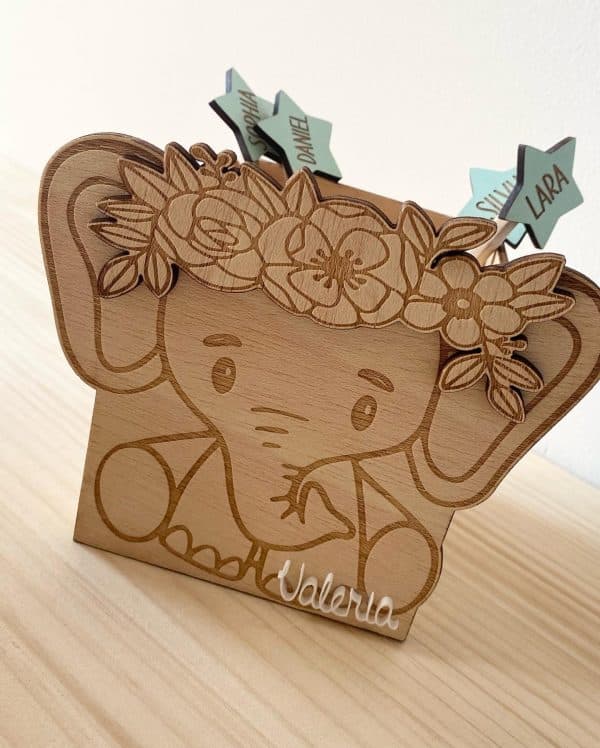 Porta lápices animales madera - Imagen 13