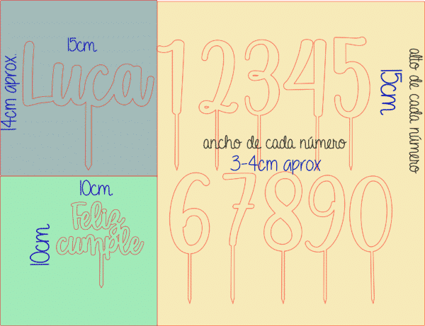 Pack topper madera - Imagen 7