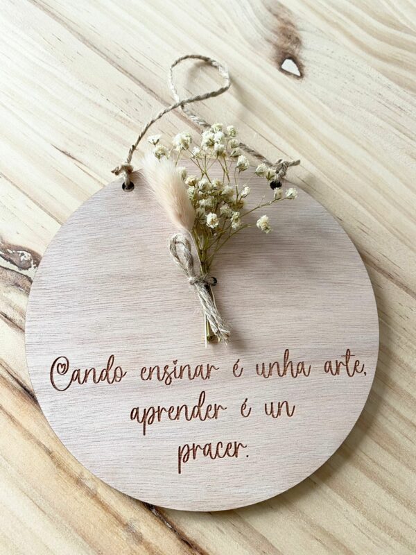 Placa con flores - Imagen 2