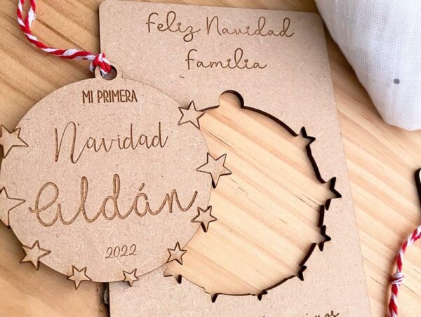 Tarjeta navideña bola - Imagen 4