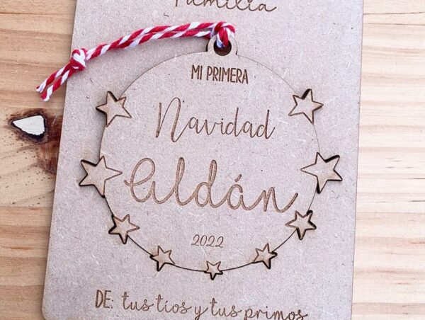 Tarjeta navideña bola - Imagen 2