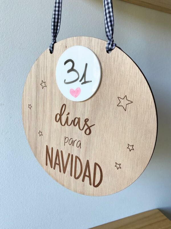 Cartel cuenta atrás/Feliz Navidad - Imagen 2