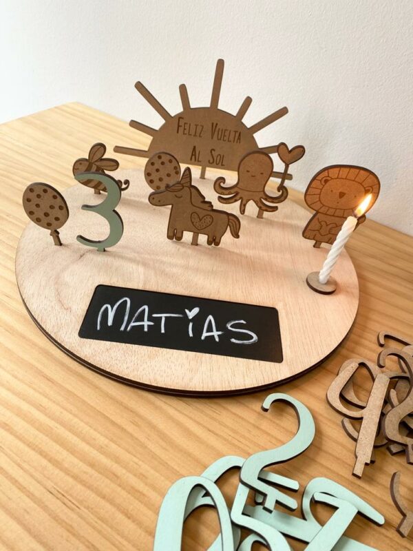 Tarta perpetua madera