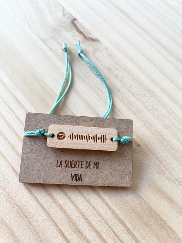Pulsera de madera Spotify