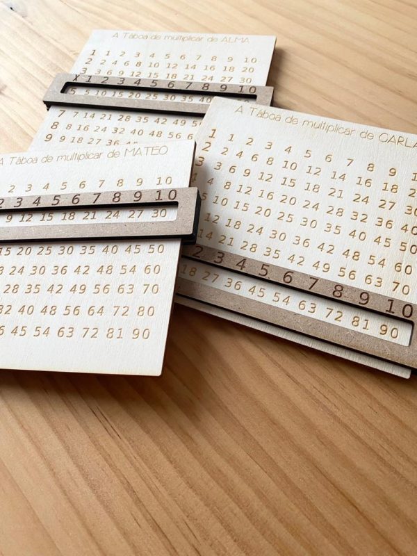 Tabla multiplicar madera - Imagen 2