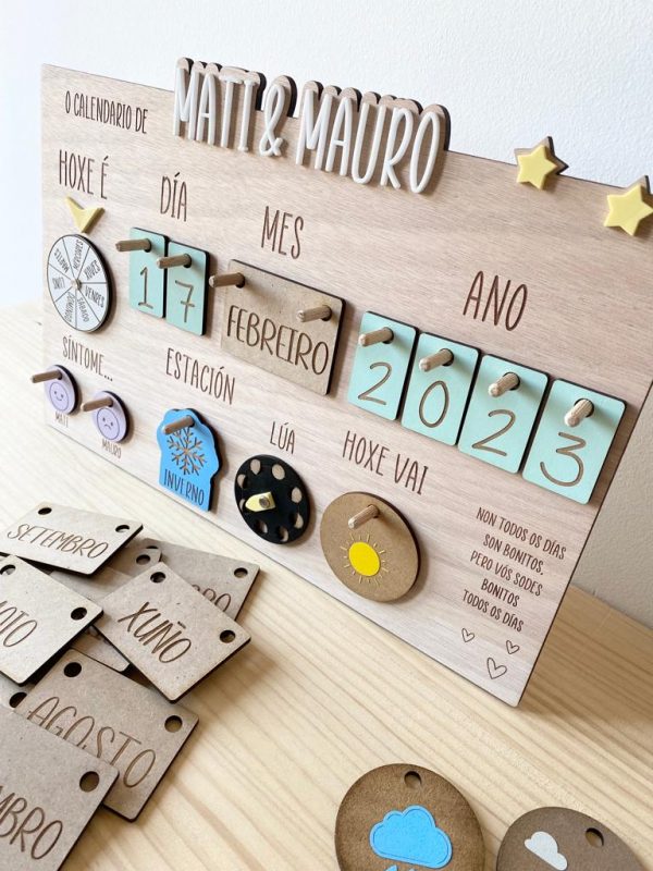 Calendario perpetuo personalizado - Imagen 3