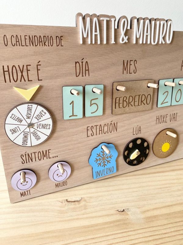 Calendario perpetuo personalizado - Imagen 2