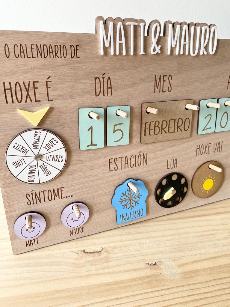 Calendario perpetuo personalizado