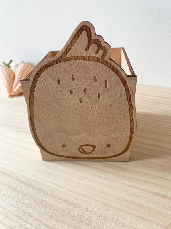 Porta lápices animales madera - Imagen 14