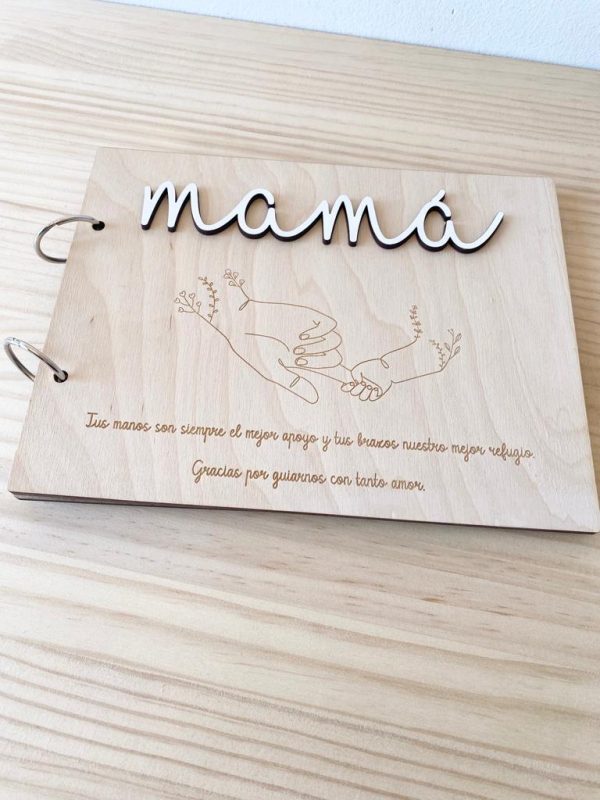 Álbum madera manos - Imagen 2