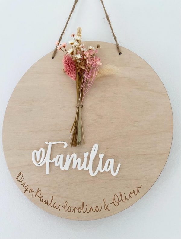 Placa Familia ramo - Imagen 2