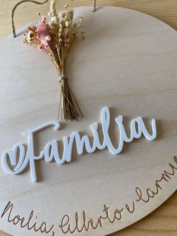 Placa Familia ramo - Imagen 3