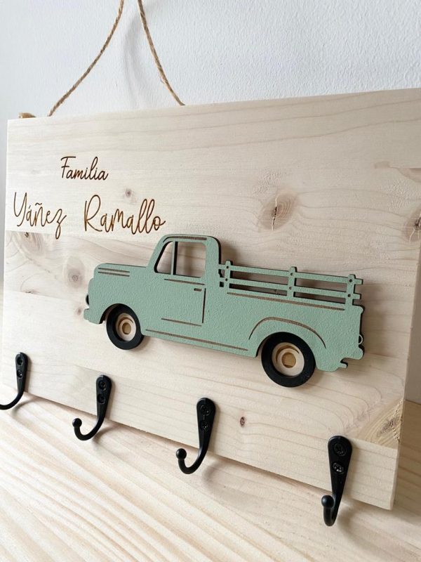 Cuelga llaves camioneta
