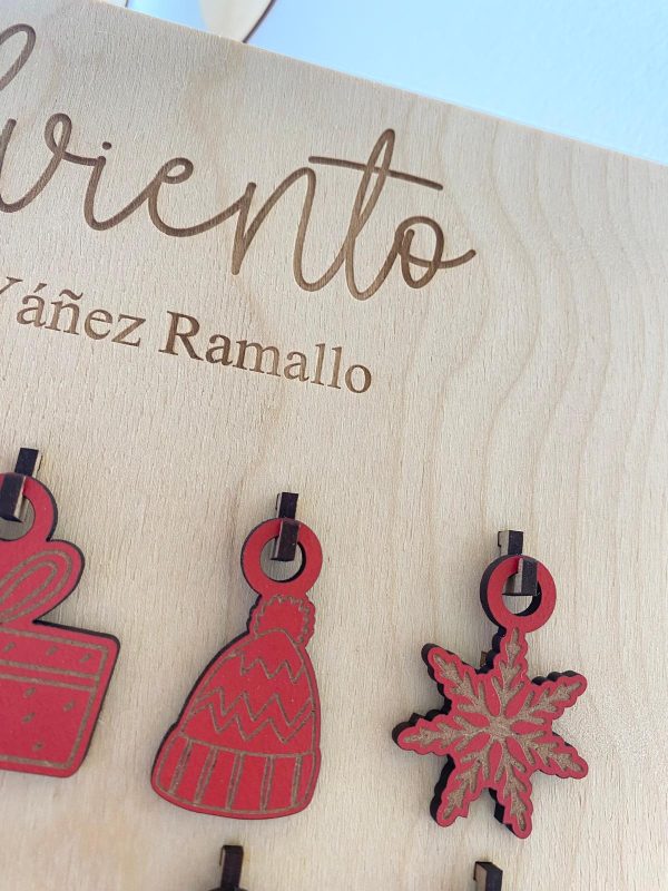 Calendario Adviento adornos - Imagen 4
